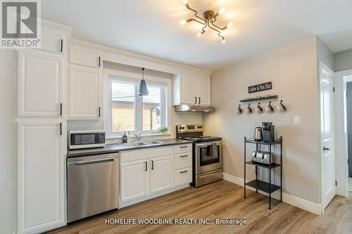 107 Winchester Boulevard, Hamilton (Hampton Heights), ON - Indoor Photo Showing Kitchen With Stainless Steel Kitchen