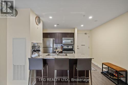 318 - 1410 Dupont Street, Toronto (Dovercourt-Wallace Emerson-Junction), ON - Indoor Photo Showing Kitchen With Upgraded Kitchen