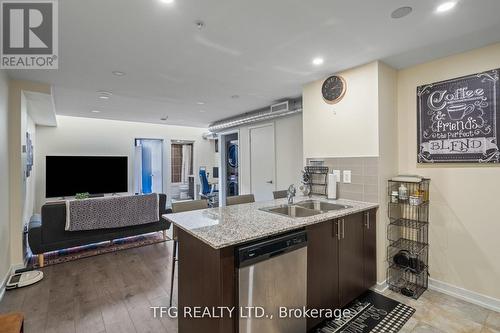 318 - 1410 Dupont Street, Toronto (Dovercourt-Wallace Emerson-Junction), ON - Indoor Photo Showing Kitchen With Double Sink