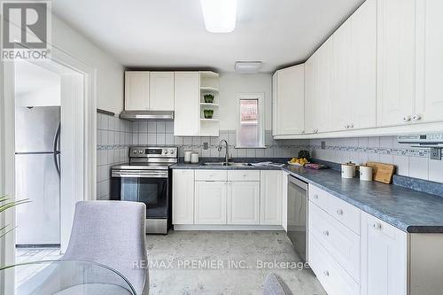 633 Lauder Avenue, Toronto (Oakwood Village), ON - Indoor Photo Showing Kitchen With Double Sink