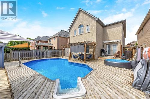 33 Chaplin Crescent, Halton Hills (Georgetown), ON - Outdoor With Above Ground Pool With Deck Patio Veranda With Exterior