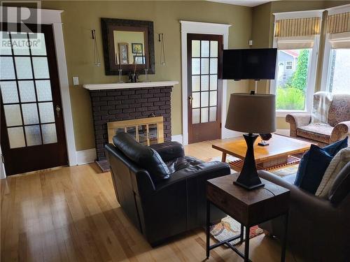 47-49 North Street, Moncton, NB - Indoor Photo Showing Living Room With Fireplace