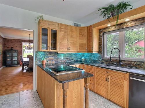 Overall view - 120 10E Avenue, Senneterre - Ville, QC - Indoor Photo Showing Kitchen With Fireplace