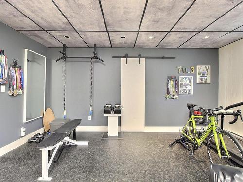 Exercise room - 120 10E Avenue, Senneterre - Ville, QC - Indoor Photo Showing Gym Room