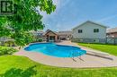 100 Windsor Drive, Brant (South Dumfries), ON  - Outdoor With In Ground Pool With Backyard With Exterior 