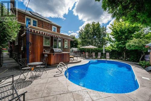 66 Twenty Third Street, Toronto (Long Branch), ON - Outdoor With In Ground Pool With Deck Patio Veranda