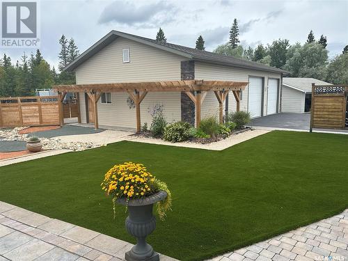 134 Collins Street, Creighton, SK - Outdoor With Deck Patio Veranda