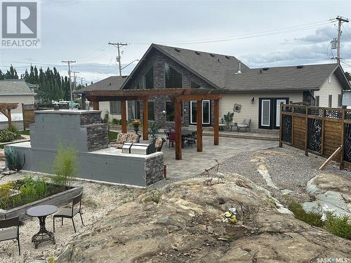 134 Collins Street, Creighton, SK - Outdoor With Deck Patio Veranda