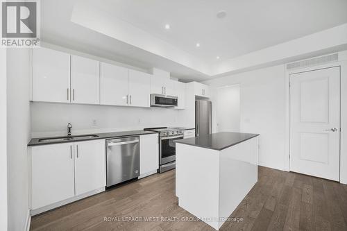 208 - 1115 Douglas Mccurdy Comm, Mississauga, ON - Indoor Photo Showing Kitchen With Double Sink