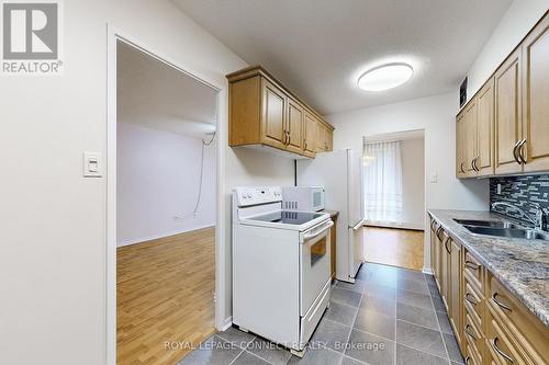 207 - 1210 Radom Street, Pickering, ON - Indoor Photo Showing Kitchen With Double Sink