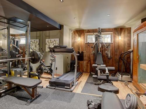 Exercise room - 156 Rue Du Bonniebrook, Saint-Colomban, QC - Indoor Photo Showing Gym Room