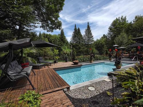 Pool - 156 Rue Du Bonniebrook, Saint-Colomban, QC - Outdoor With In Ground Pool With Backyard