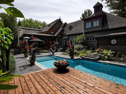 Pool - 156 Rue Du Bonniebrook, Saint-Colomban, QC - Outdoor With In Ground Pool With Deck Patio Veranda