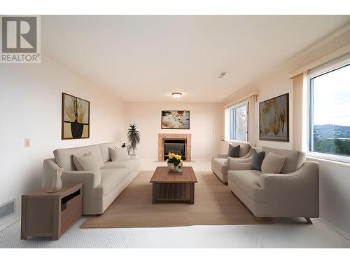 14-2030 Van Horne Drive, Kamloops, BC - Indoor Photo Showing Living Room With Fireplace