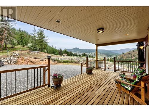 7629 Barnhartvale Road, Kamloops, BC - Outdoor With Deck Patio Veranda With View With Exterior