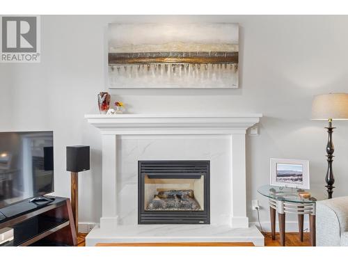 1911 Kechika Street, Kamloops, BC - Indoor Photo Showing Living Room With Fireplace