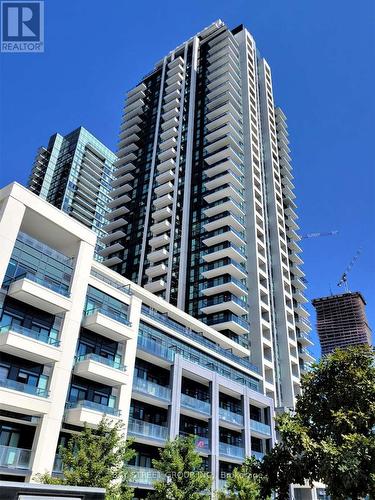 1919 - 4055 Parkside Village Drive, Mississauga, ON - Outdoor With Balcony With Facade