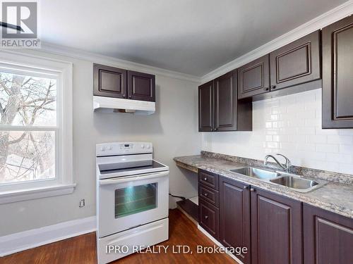 219 Queen Street W, Brampton (Downtown Brampton), ON - Indoor Photo Showing Kitchen With Double Sink