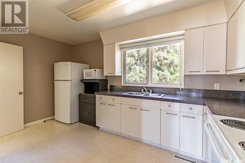 1342 Grandview Street W, Moose Jaw, SK - Indoor Photo Showing Kitchen With Double Sink