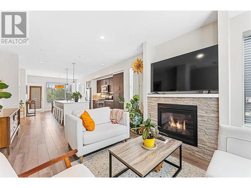 2490 Tuscany Drive Unit# 26, West Kelowna, BC - Indoor Photo Showing Living Room With Fireplace