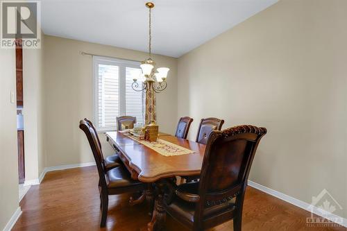 formal dining room - 100 Monterossa Street, Ottawa, ON - Indoor Photo Showing Dining Room