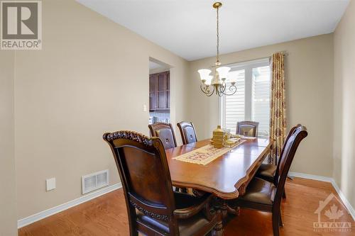 100 Monterossa Street, Ottawa, ON - Indoor Photo Showing Dining Room