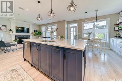 4432 Sage Drive, Regina, SK - Indoor Photo Showing Kitchen With Double Sink