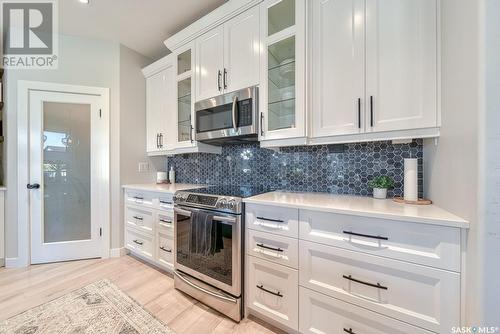 4432 Sage Drive, Regina, SK - Indoor Photo Showing Kitchen With Upgraded Kitchen