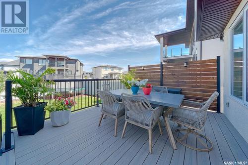 4432 Sage Drive, Regina, SK - Outdoor With Deck Patio Veranda With Exterior