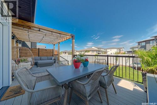 4432 Sage Drive, Regina, SK - Outdoor With Deck Patio Veranda With Exterior