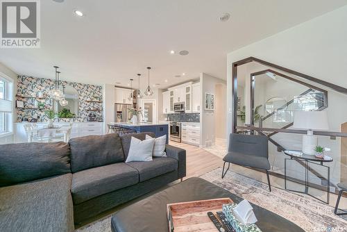 4432 Sage Drive, Regina, SK - Indoor Photo Showing Living Room