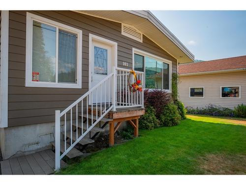 103 Johnson Road, Fruitvale, BC - Outdoor With Deck Patio Veranda With Exterior