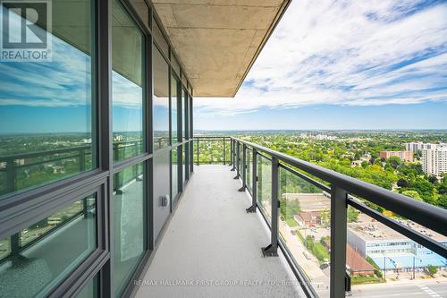 2301 - 15 Lynch Street, Brampton, ON - Outdoor With Balcony With View With Exterior