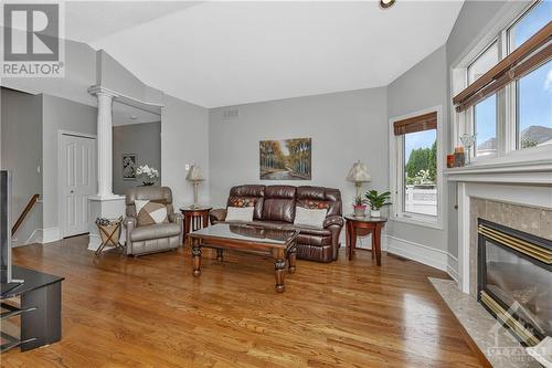 1109 Lichen Avenue, Ottawa, ON - Indoor Photo Showing Living Room With Fireplace