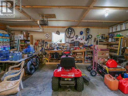 2826 Gook Road, Quesnel, BC - Indoor Photo Showing Garage