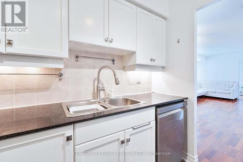 501 - 19 Barberry Place, Toronto (Bayview Village), ON - Indoor Photo Showing Kitchen With Double Sink