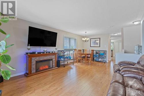 586 Lakeridge Drive, Ottawa, ON - Indoor Photo Showing Living Room With Fireplace