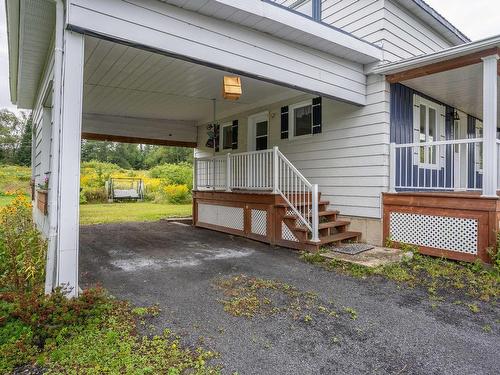 Exterior entrance - 438 Rue Principale, Saint-Cyprien, QC - Outdoor With Deck Patio Veranda With Exterior