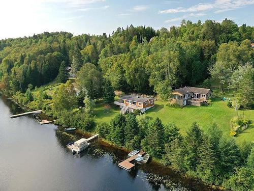 Overall view - 1127 Ch. Du Lac-Aux-Bois-Francs O., Rivière-Rouge, QC - Outdoor With Body Of Water With View