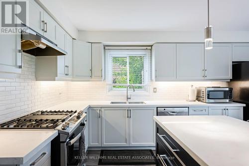 35 Treanor Crescent, Halton Hills (Georgetown), ON - Indoor Photo Showing Kitchen With Double Sink