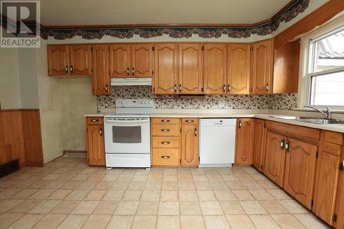 195 Maki Rd, Sault Ste. Marie, ON - Indoor Photo Showing Kitchen With Double Sink