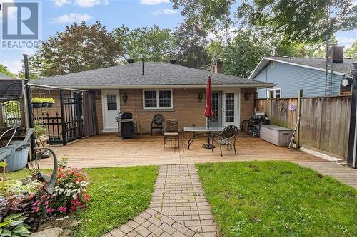 Rear deck - 130 Hartley Street, Brockville, ON - Outdoor With Deck Patio Veranda