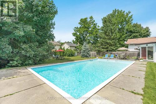 356 Grenville Avenue, Orillia, ON - Outdoor With In Ground Pool With Backyard