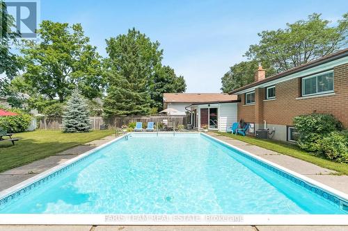 356 Grenville Avenue, Orillia, ON - Outdoor With In Ground Pool With Backyard With Exterior