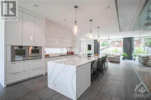 NKBA (National Kitchen & Bath Association) Award Winning Kitchen - 1st place in the Contemporary Kitchen category in the upper price range. - 458 Tweedsmuir Avenue, Ottawa, ON - Indoor Photo Showing Kitchen With Upgraded Kitchen