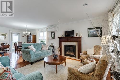 31 Hollyberry Drive, Paradise, NL - Indoor Photo Showing Living Room With Fireplace