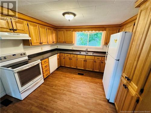 112 Charles Street, Woodstock, NB - Indoor Photo Showing Kitchen With Double Sink