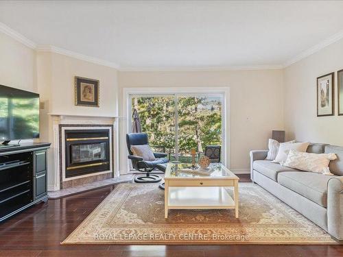 78-2205 South Millway, Mississauga, ON - Indoor Photo Showing Living Room With Fireplace