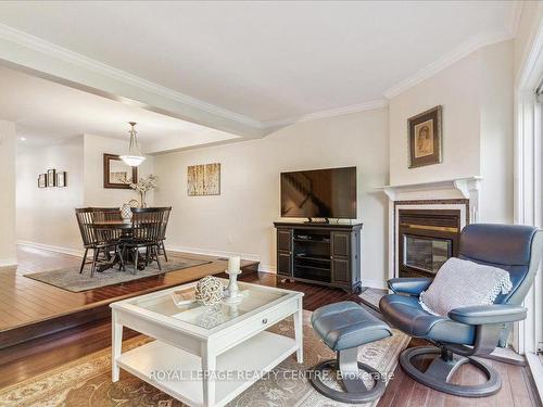 78-2205 South Millway, Mississauga, ON - Indoor Photo Showing Living Room With Fireplace