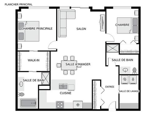 Plan (croquis) - 204-1255 Rue Des Francs-Bourgeois, Boisbriand, QC - Other